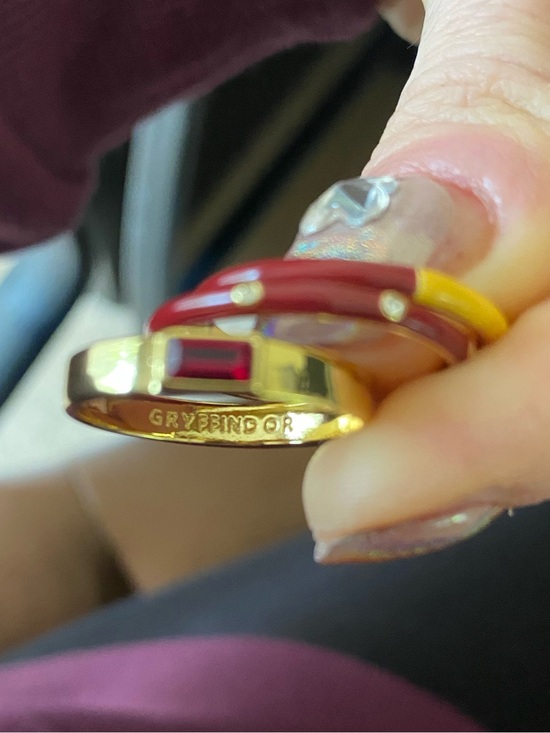 Pura Vida Accessories - Pura Vida Yellow and Red Stacked Ring Set